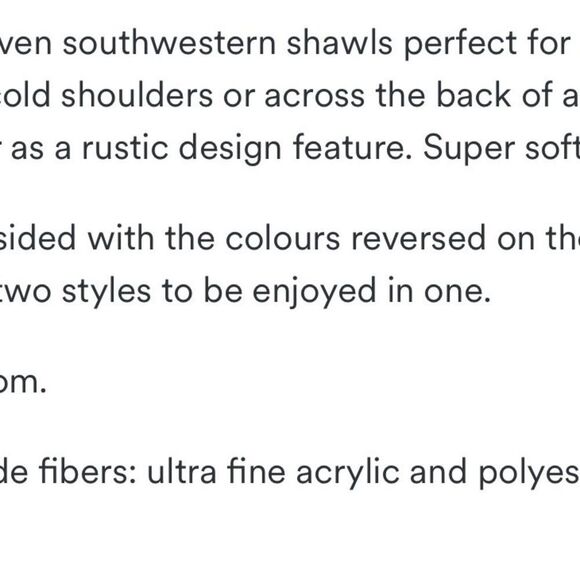 Southwest Blanket Scarf - Picture 5 of 5